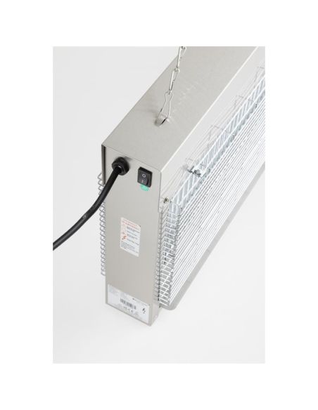 Désinsectiseur LED en inox brossé Eazyzap 20W
