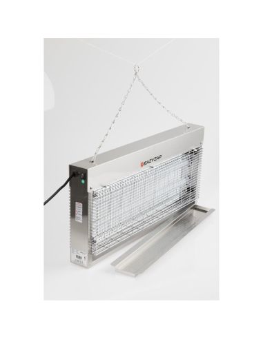 Désinsectiseur LED en inox brossé Eazyzap 20W