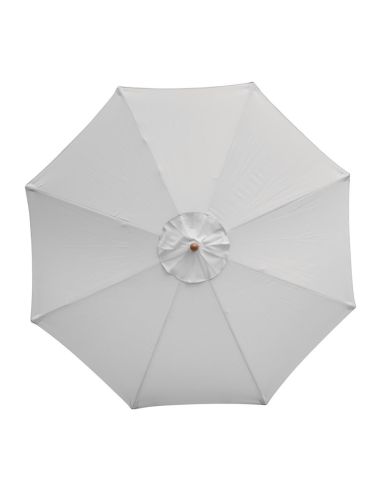Parasol rond gris Bolero 3m