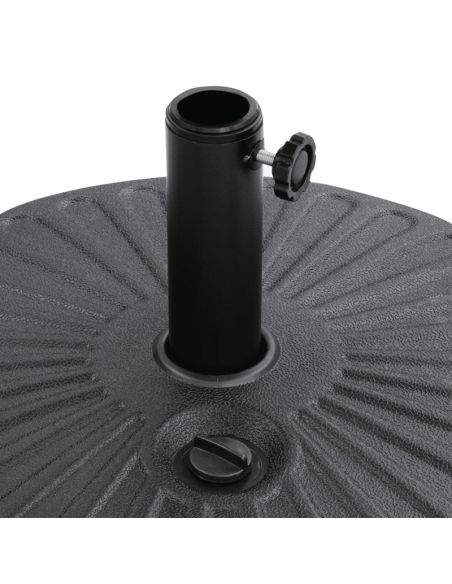 Pied de parasol noir 20L