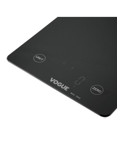 Balance digitale rectangulaire Vogue noire 10kg