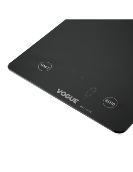 Balance digitale rectangulaire Vogue noire 10kg