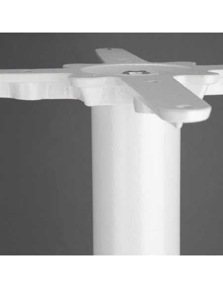 Pied de table en fonte Bolero blanc