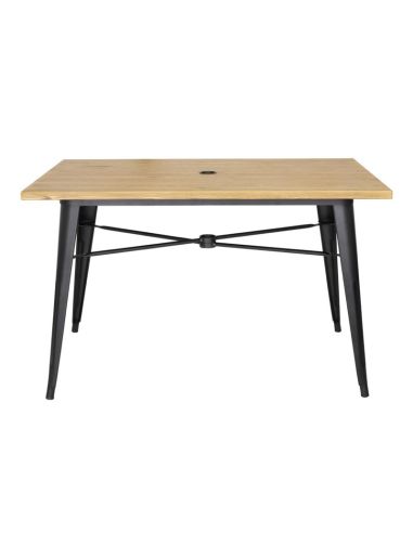 Table d'extérieur Bolero 120x76x75cm bois clair