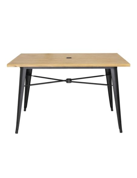 Table d'extérieur Bolero 120x76x75cm bois clair