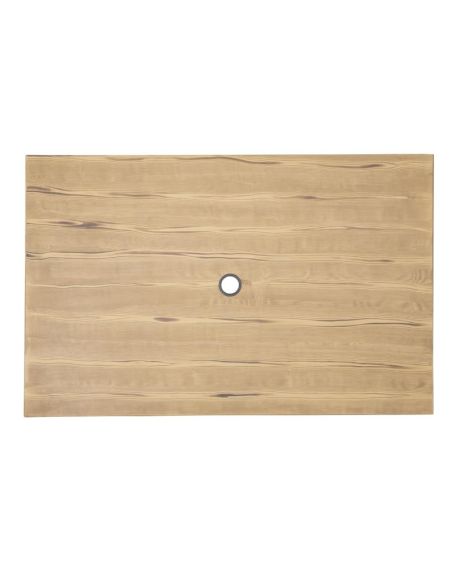 Table d'extérieur Bolero 120x76x75cm bois clair