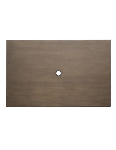 Table d'extérieur Bolero 120x76x75cm bois noir
