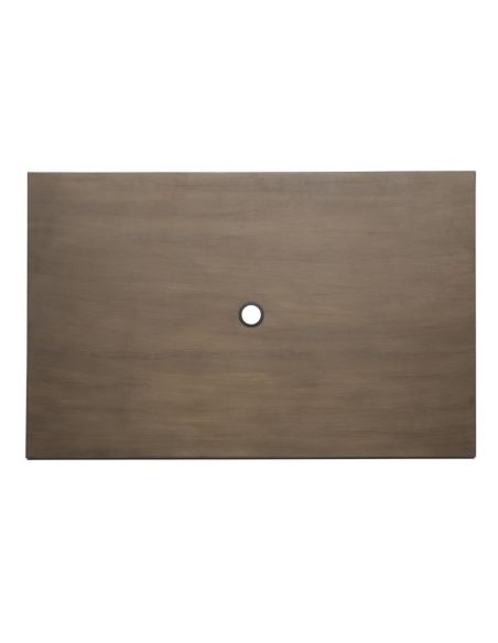 Table d'extérieur Bolero 120x76x75cm bois noir