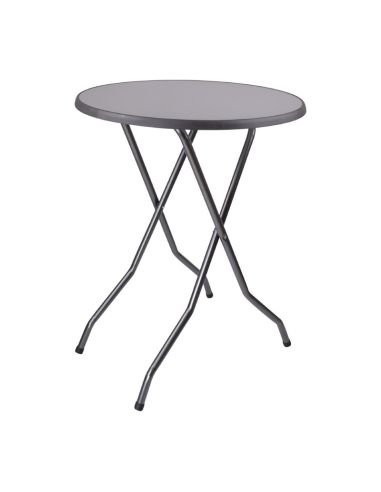 Table haute ronde pliante Barcelona 85cm