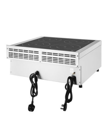 Plaque de cuisson à induction Buffalo Série 600 4 zones 2 x 3 kW