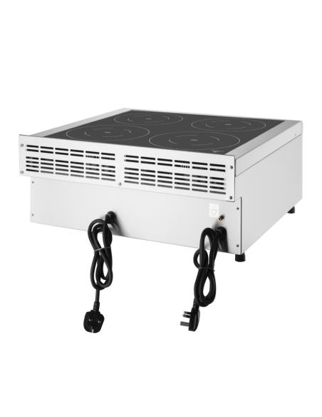 Plaque de cuisson à induction Buffalo Série 600 4 zones 2 x 3 kW