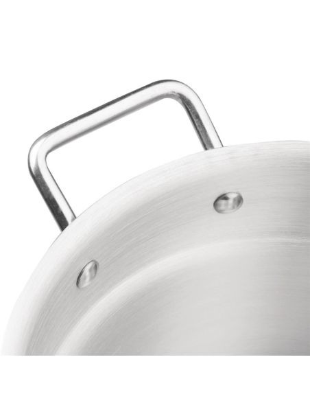 Marmite bain marie aluminium Vogue 10L