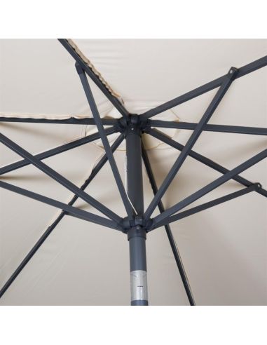 Parasol rond Bolero Seville 3m crème