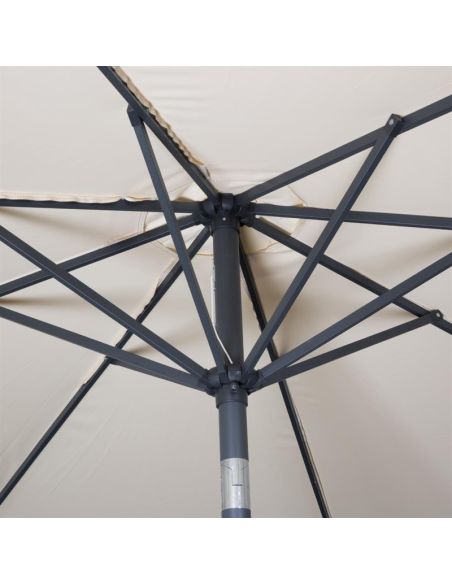 Parasol rond Bolero Seville 3m crème