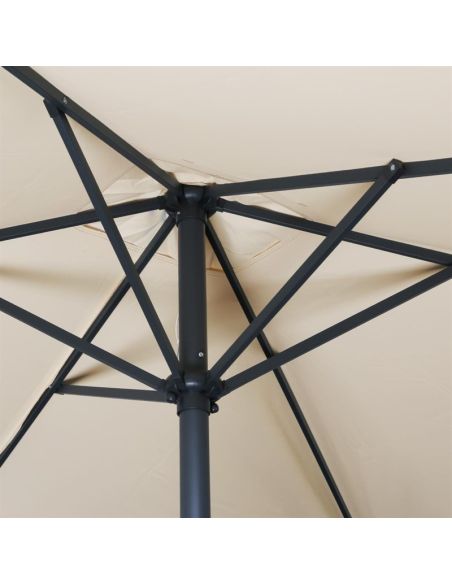 Parasol rectangulaire Bolero Seville 2x3m crème