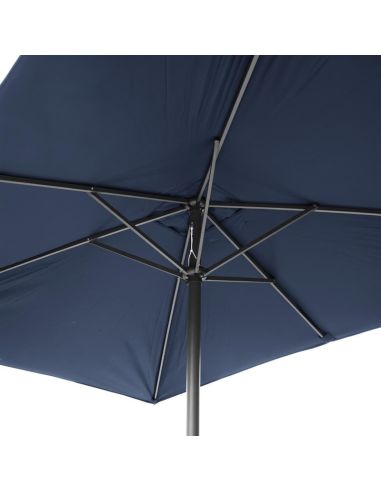 Parasol rectangulaire Bolero Seville 2x3m bleu marine