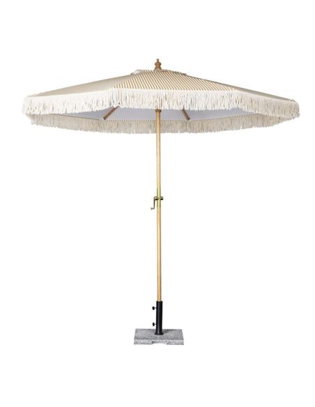 Parasol rond à rayures Bolero Sicile 2,5m