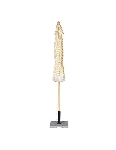 Parasol rond à rayures Bolero Sicile 2,5m