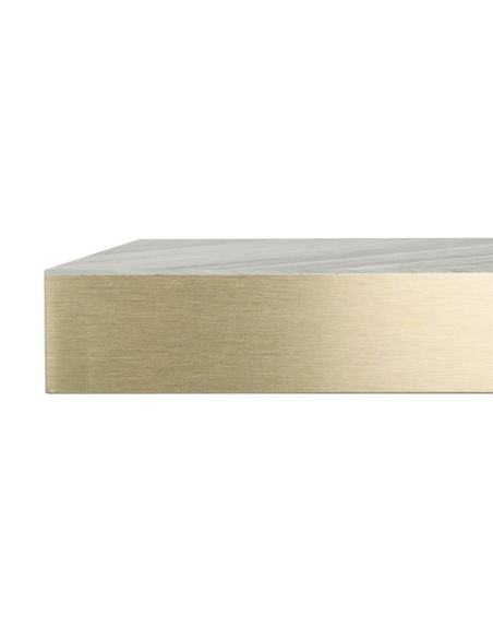 Plateau de table carré pré-percé Bolero Chevron 700mm
