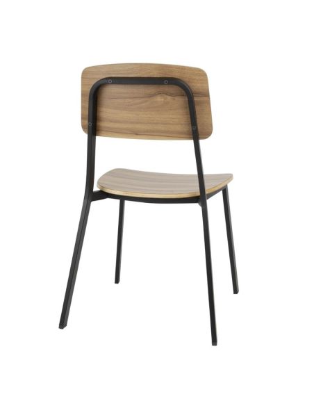 Chaises d'intérieur en bois Bolero Beaufort (lot de 2)