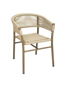 Fauteuils en corde naturelle tressée Bolero Florence (lot de 2)