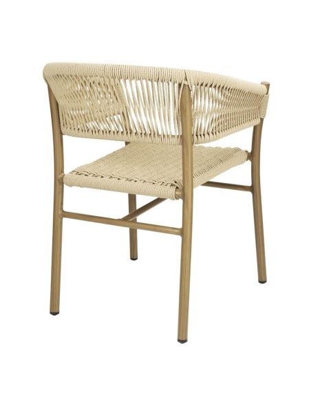 Fauteuils en corde naturelle tressée Bolero Florence (lot de 2)