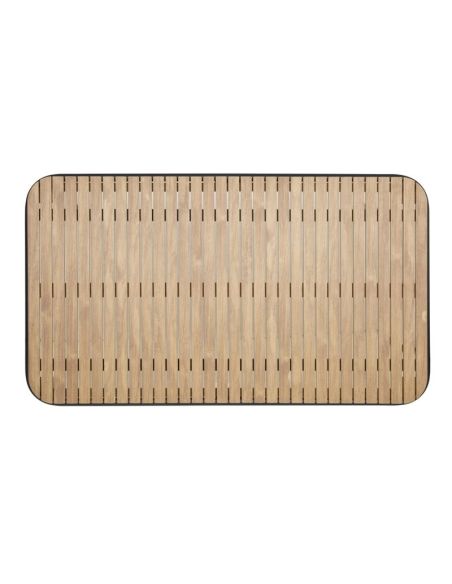 Table rectangulaire effet bois Bolero Santorini 1400mm