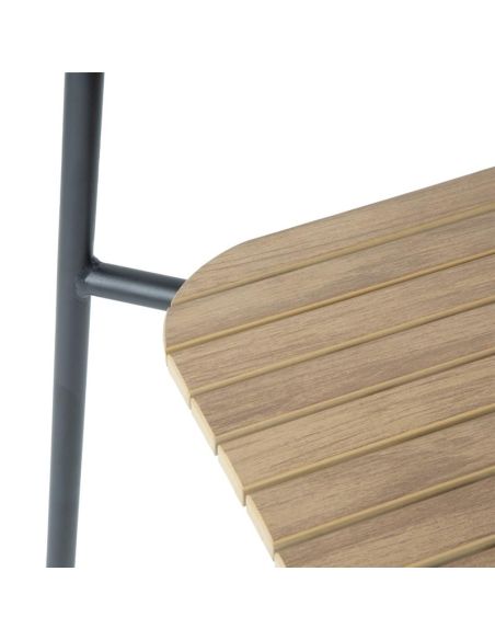 Chaises d'extérieur effet bois Bolero Santorini (lot de 4)