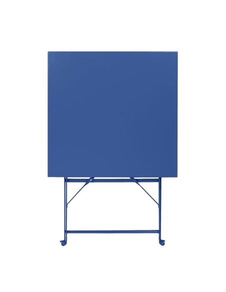 Table de terrasse carrée Bolero Perth bleu marine foncé