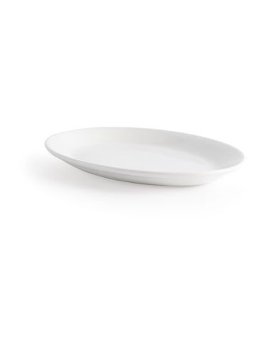 Plateaux ovales blancs Churchill Whiteware 305mm (lot de 12)