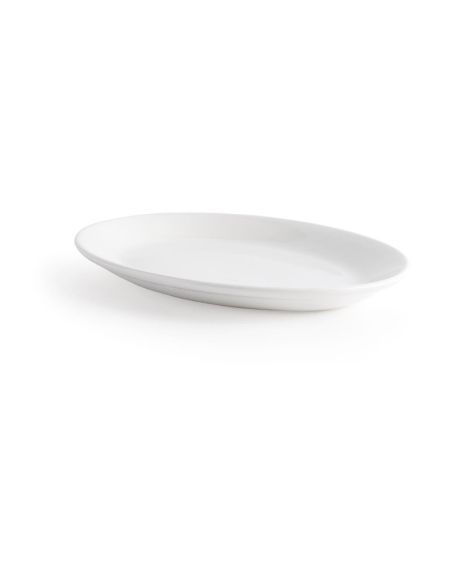 Plateaux ovales blancs Churchill Whiteware 305mm (lot de 12)
