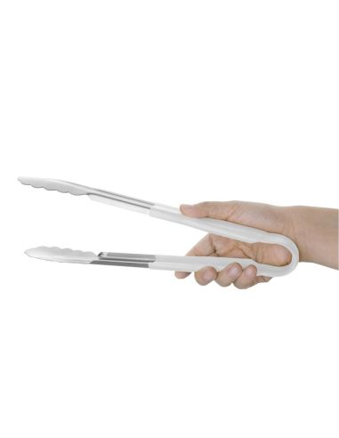 Pince de service code couleur Hygiplas blanche 300 mm