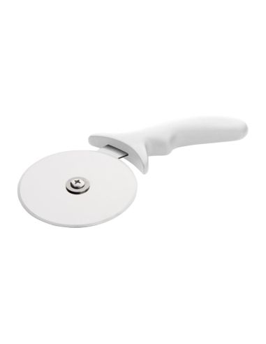 Roulette à pizza Hygiplas blanche 102 mm