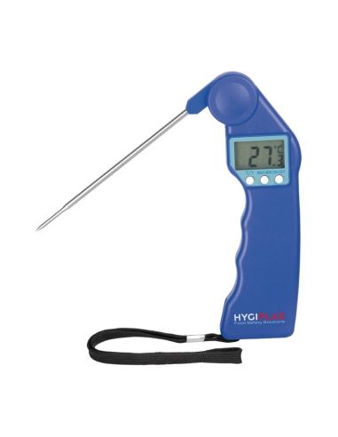 Thermomètre à code couleur Hygiplas Easytemp bleu