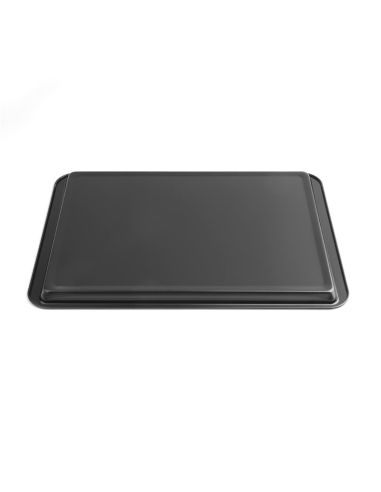 Plaque à pâtisserie antiadhésive en acier carbone Vogue 370 x 257mm