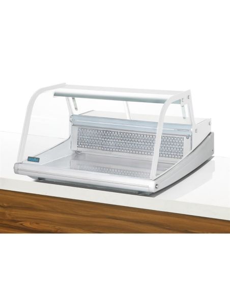 Vitrine réfrigérée de comptoir à poisson Polar Série G 175L