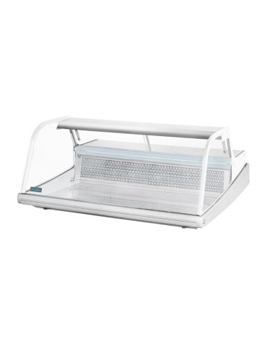 Vitrine réfrigérée de comptoir à poisson Polar Série G 255L