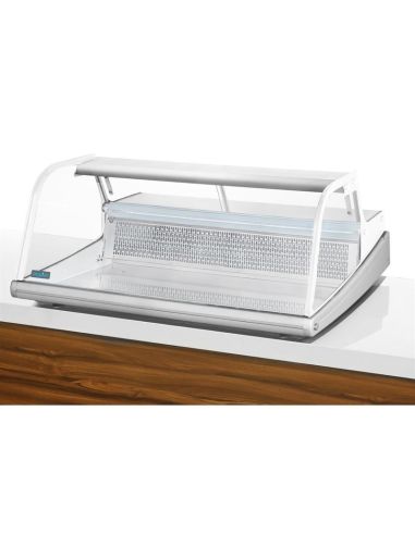 Vitrine réfrigérée de comptoir à poisson Polar Série G 255L