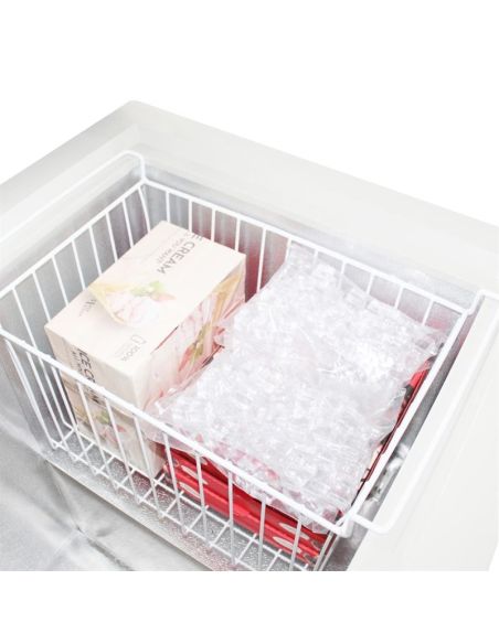 Congélateur coffre avec couvercle inox Polar Série G 378L