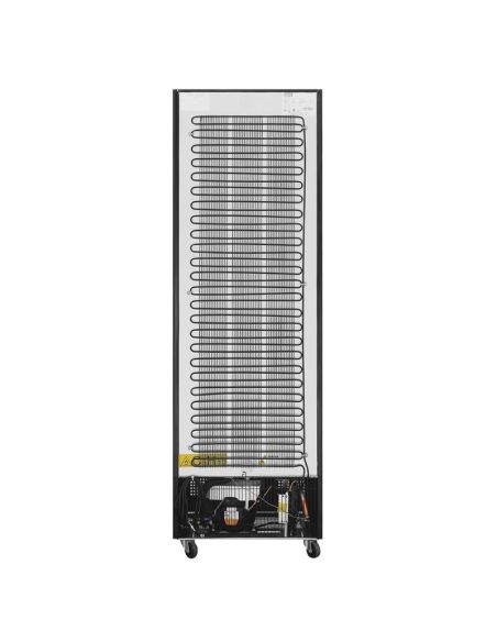 Vitrine réfrigérée positive avec caisson lumineux Polar Série G 368L noire