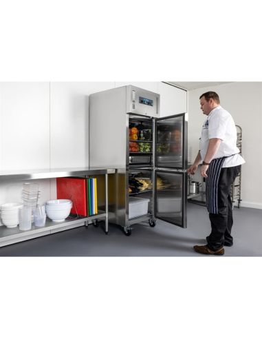 Armoire réfrigérée bi-température Polar Série U 600L