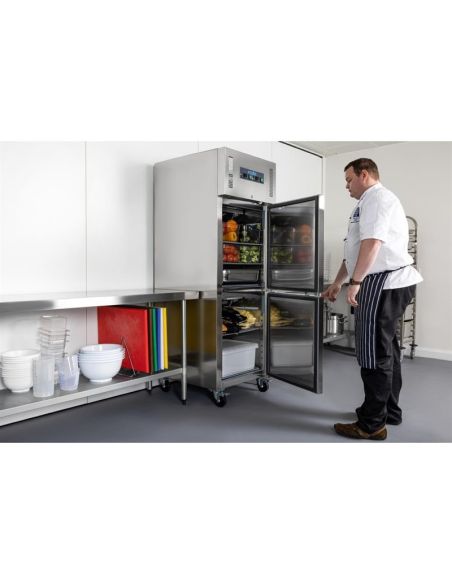 Armoire réfrigérée bi-température Polar Série U 600L