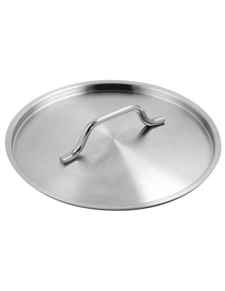 Casserole en inox avec couvercle Vogue 5L