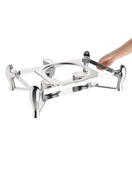 Ensemble chafing dish induction Olympia GN 1/1 avec support