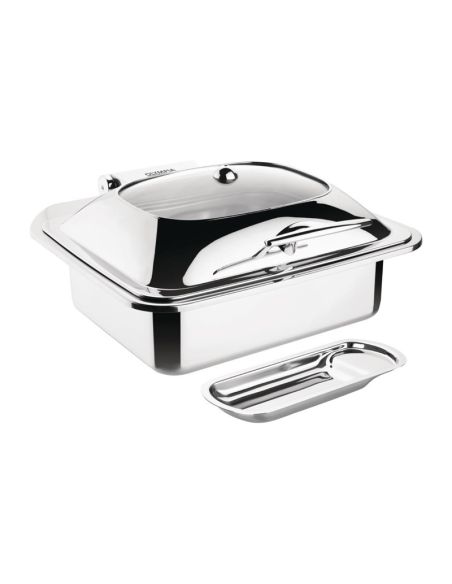 Ensemble chafing dish induction Olympia GN 1/2 avec support