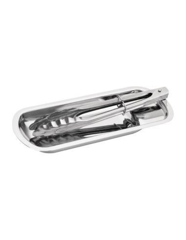 Ensemble chafing dish induction Olympia GN 1/2 avec support