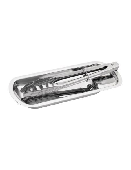 Ensemble chafing dish induction Olympia GN 1/2 avec support