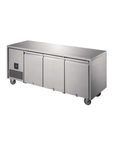 Table réfrigérée négative 3 portes Polar Serie U Premium 420L