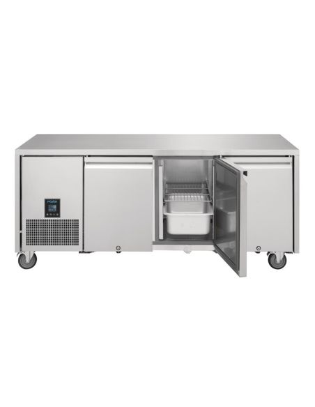 Table réfrigérée négative 3 portes Polar Serie U Premium 420L