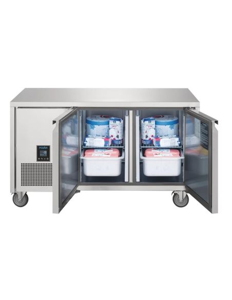 Table réfrigérée négative 2 portes Polar Serie U Premium 267L
